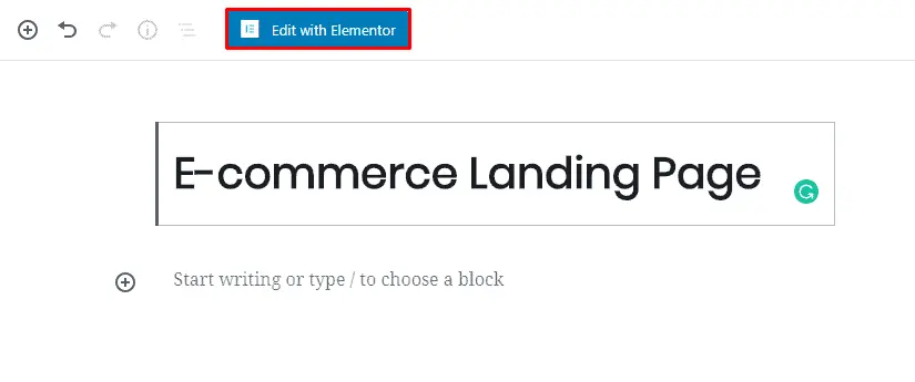 create-ecommerce-landing-page-with-elementor-2