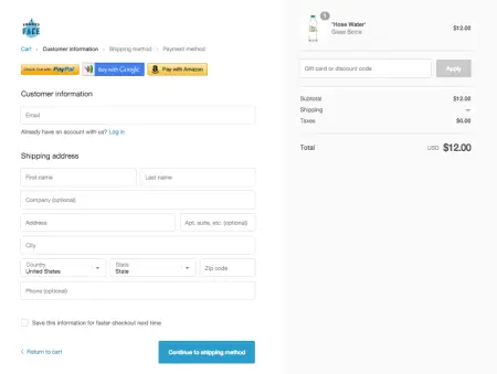 customize checkout page on Shopify