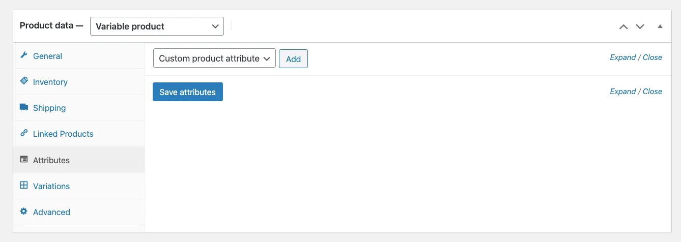 WooCommerce Product Attributes