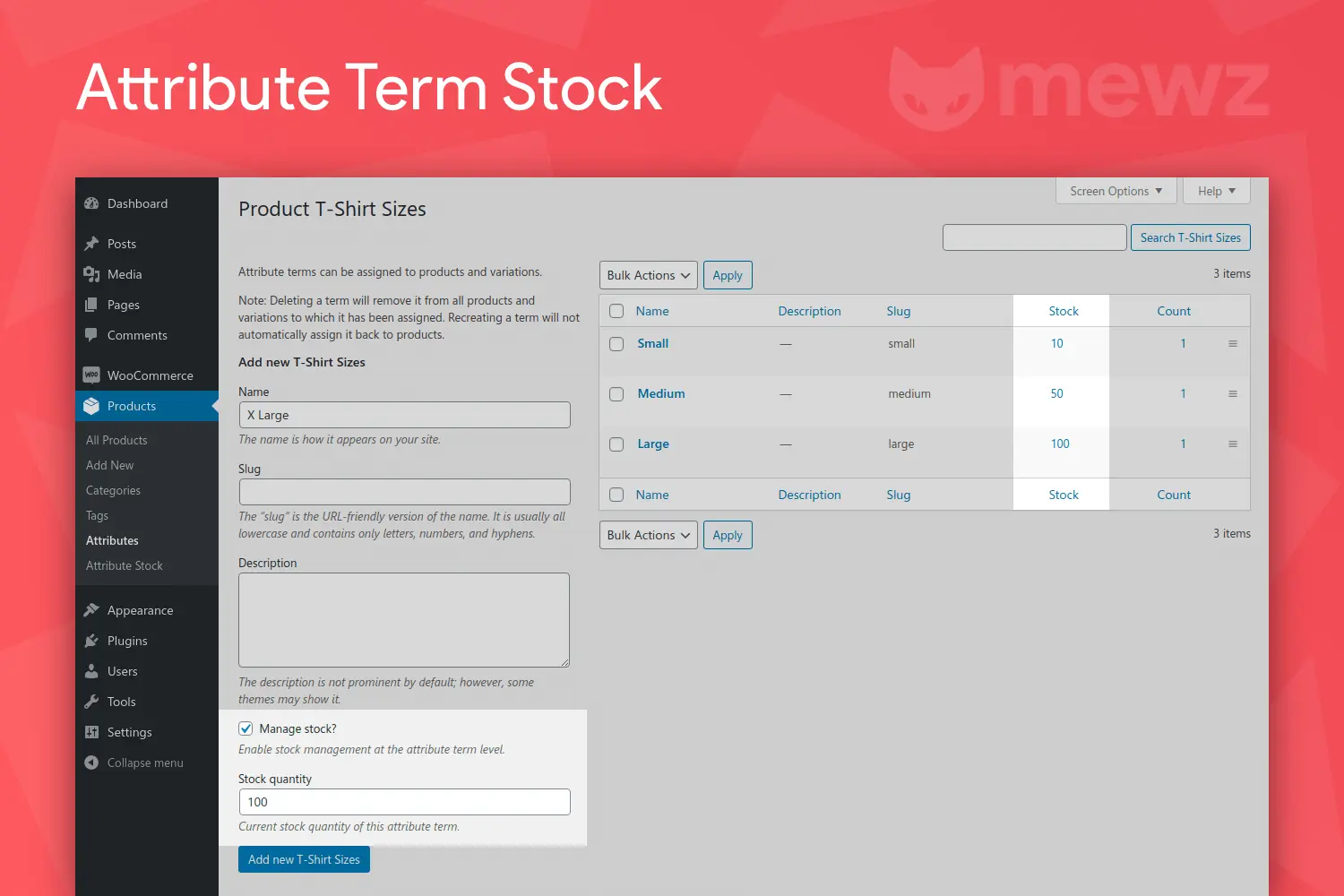 WooCommerce Product Attributes