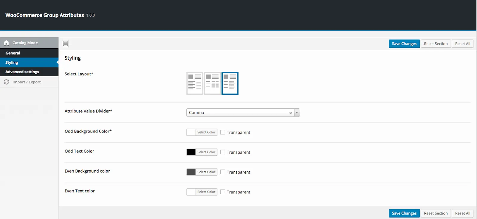 WooCommerce Product Attributes