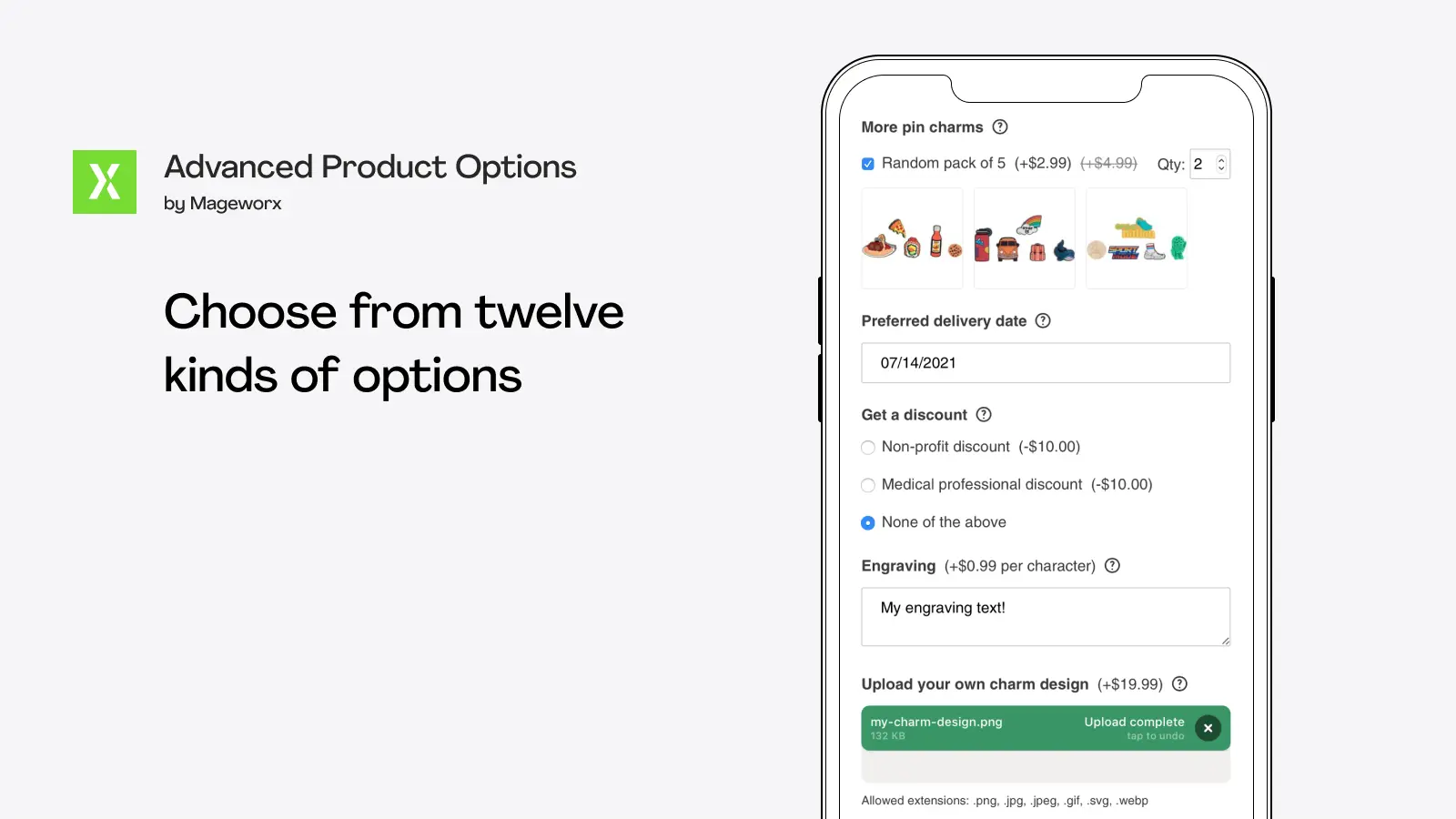 Shopify product options apps