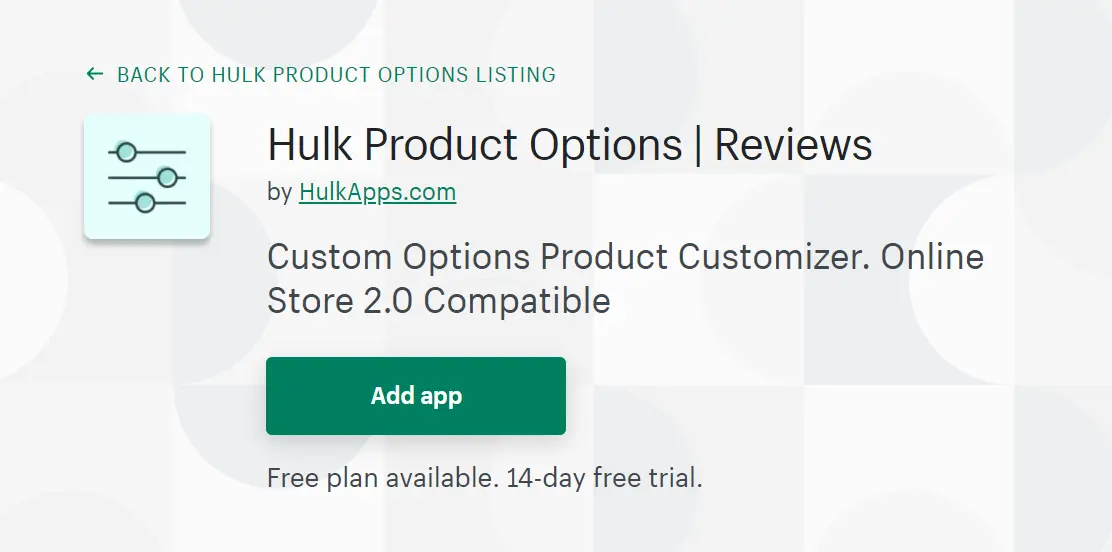 Shopify product options apps