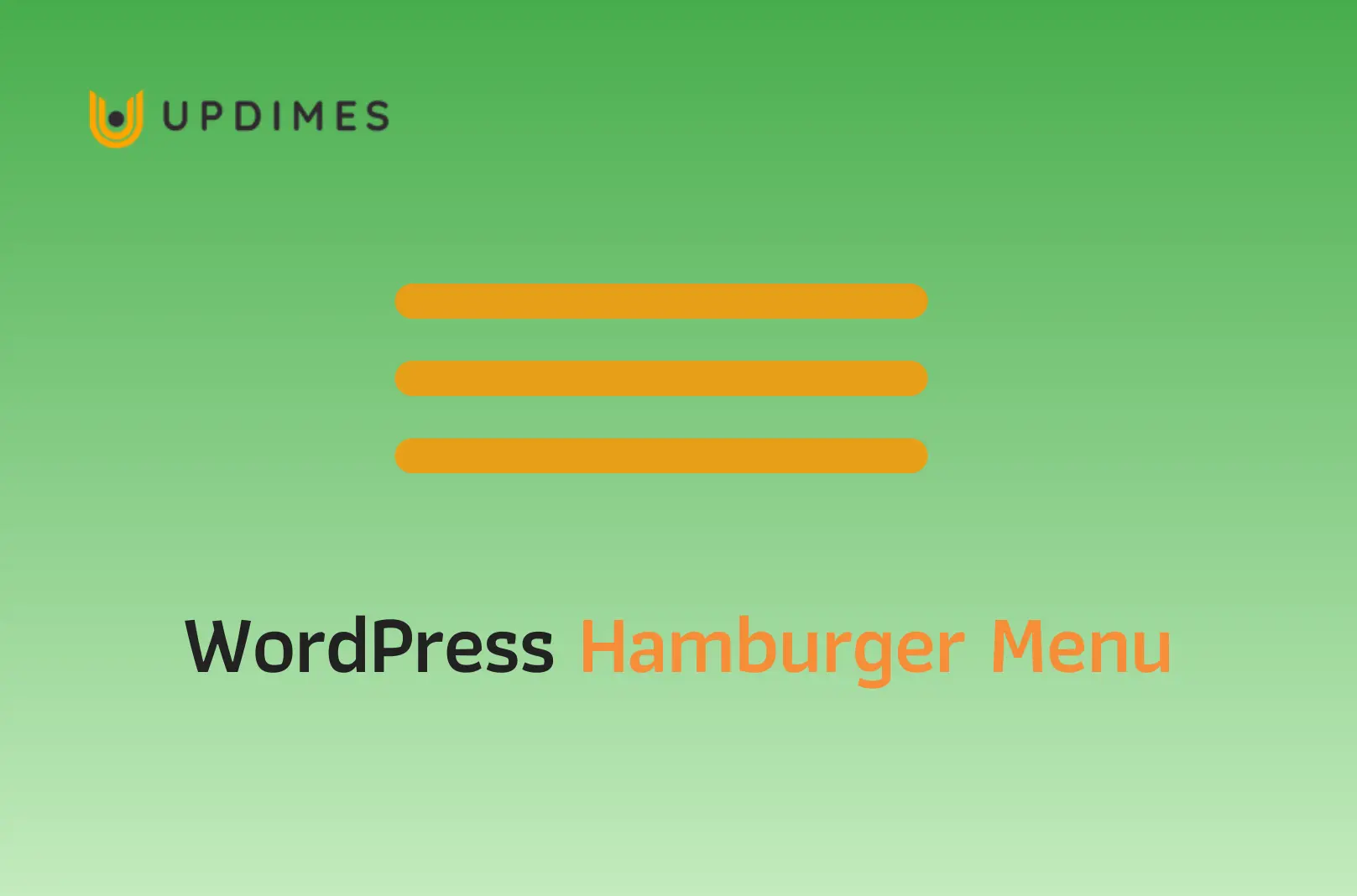 wordpress Hamburger Menu
