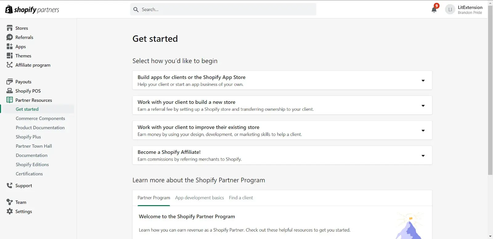 how to become a Shopify Partner