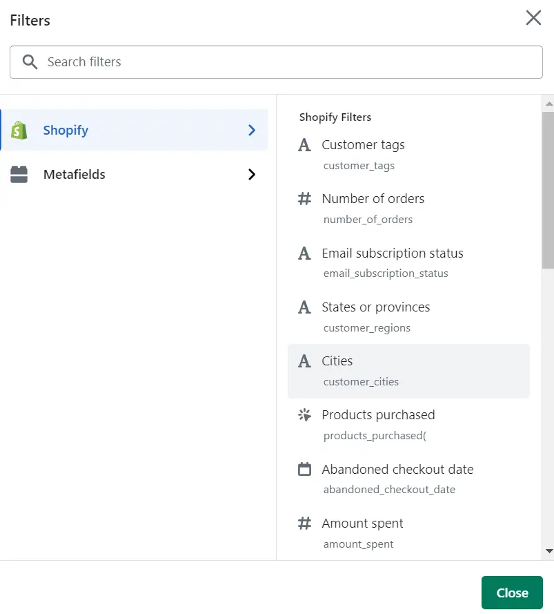 Shopify customer segmentation