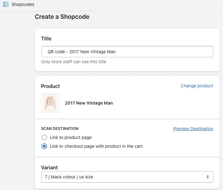 Shopify QR code 10