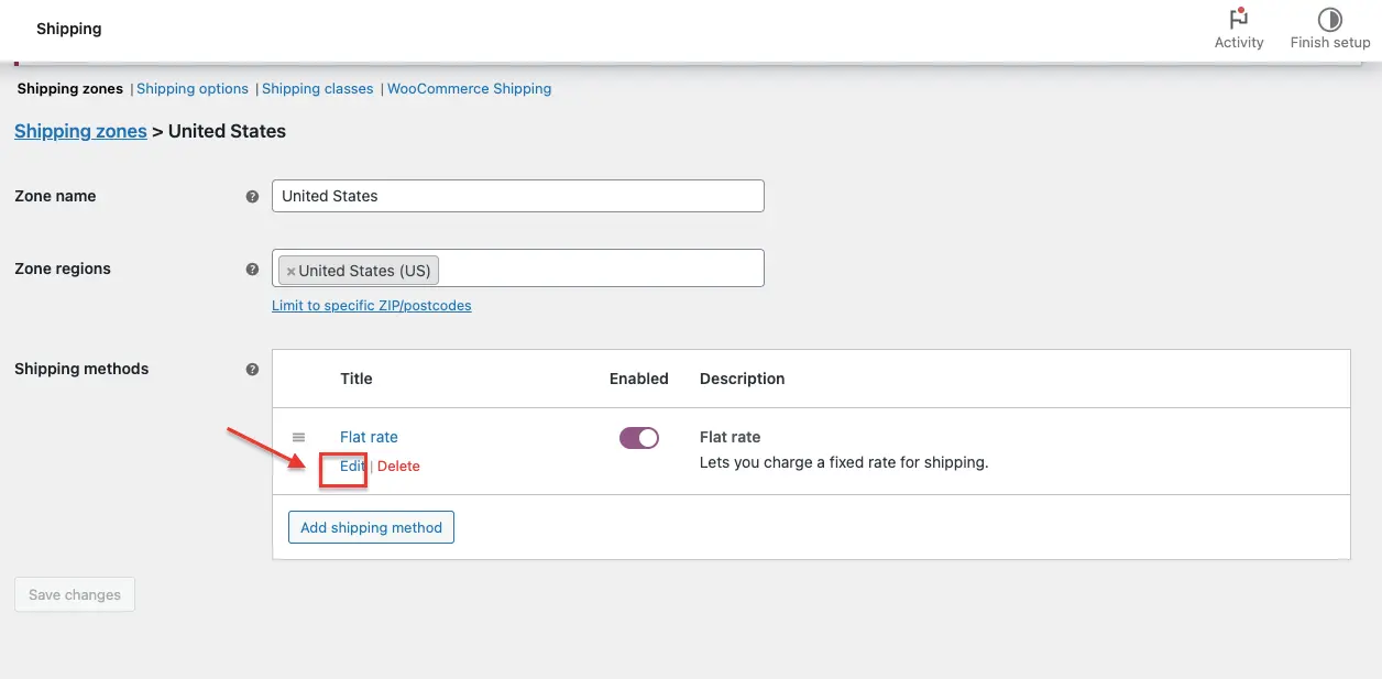 WooCommerce Shipping Setup 6