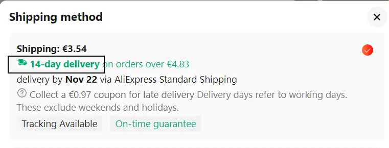 How to Get Faster Shipping on AliExpress 11