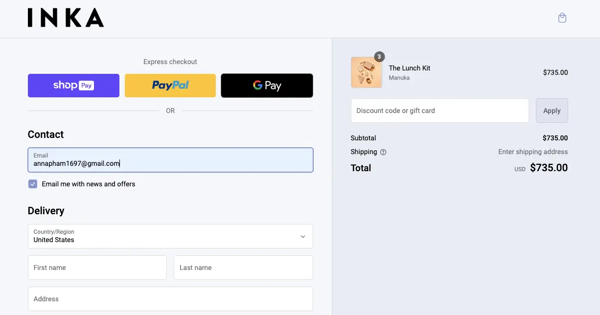 Shopify one-page checkout 3